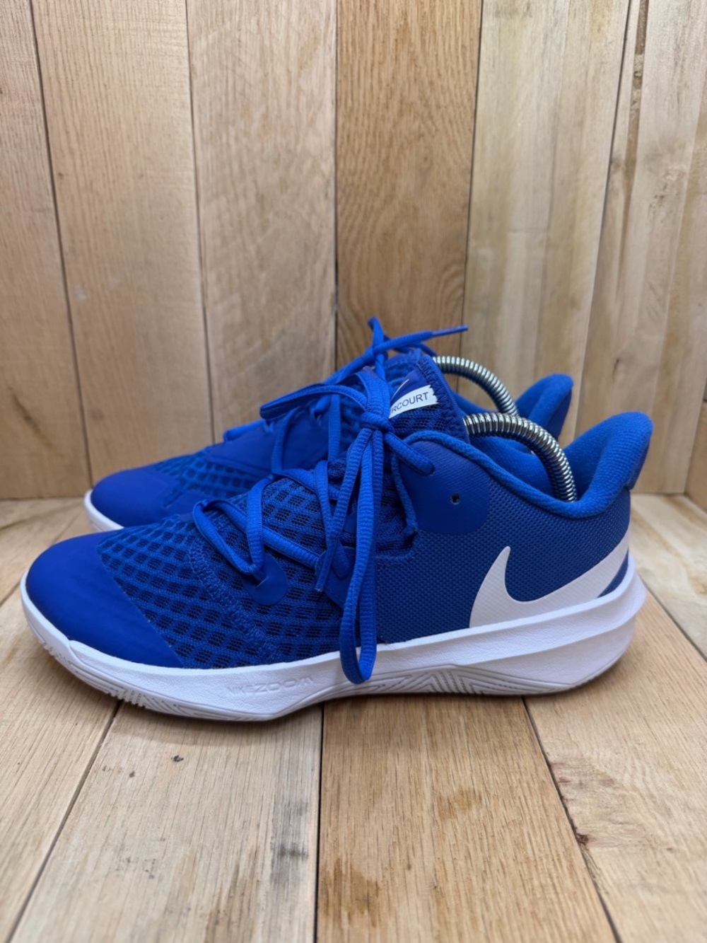Nike HyperSpeed Court Volleyball Shoes Blue White CI2964-410 Men's 7.5/Women's 9